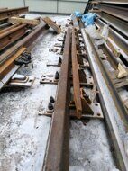 Рельс крестовины с контррельсом  пр.2433  Р65 1/11 Профиль контррельсового узла: СП-850