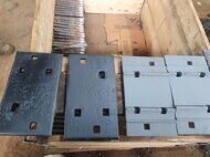 Подкладка д 43 восстановленная и покрашенная под резерв (Д43) отличного качества